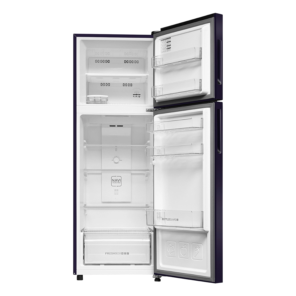 Haier 240L 2 Star Frost Free Double Door Top Mounted Refrigerator in stunning Marine Rose Finish HRF-2902EMR-P